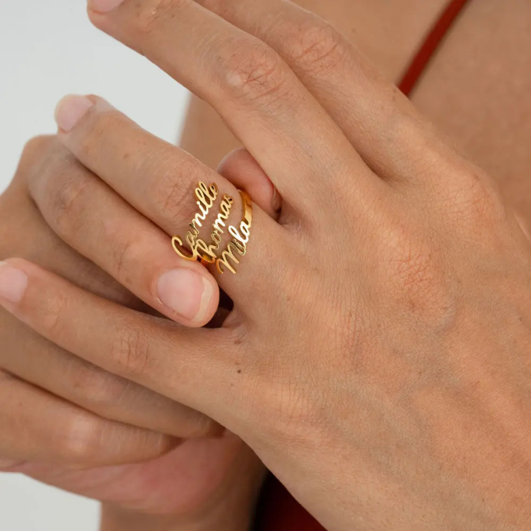 Personalized Name Ring