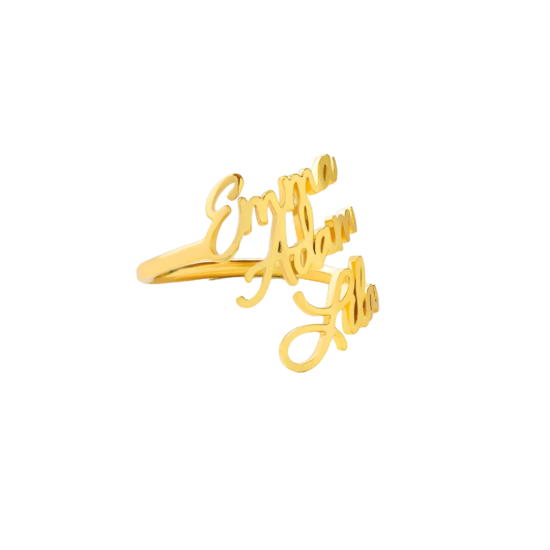 Personalized Name Ring
