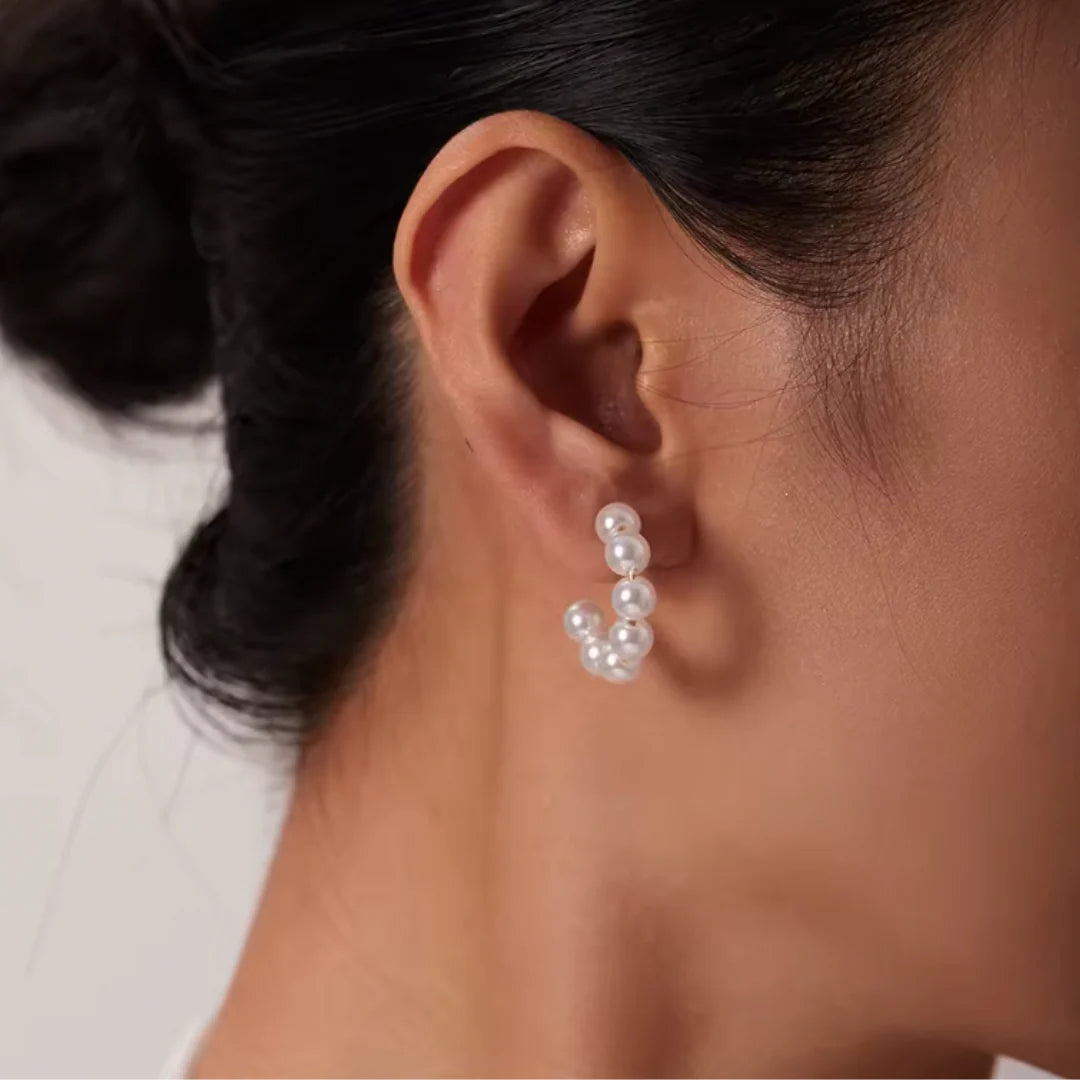Pearl earrings