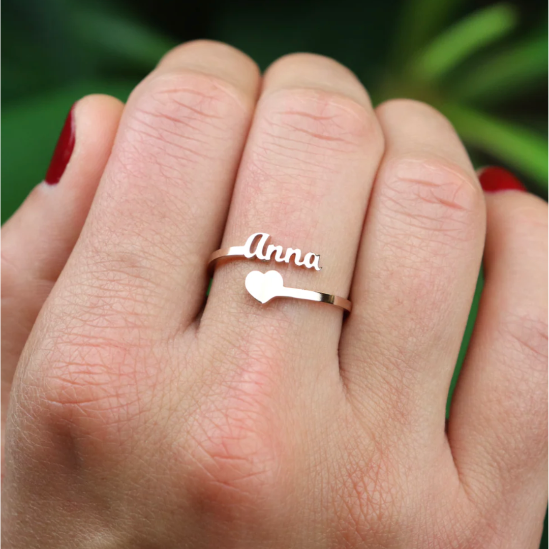 Personalized Name Ring