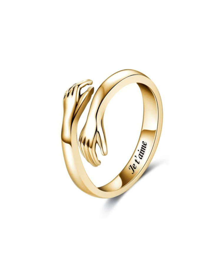 Bague câlin avec gravure