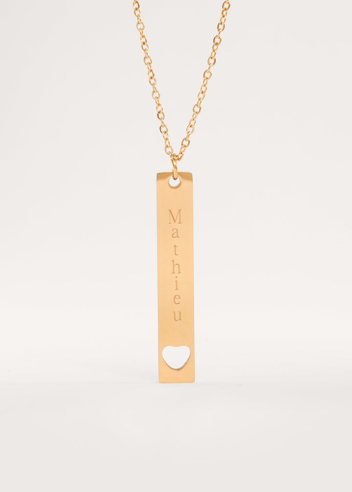 GRAVURE COLLIER NACRE