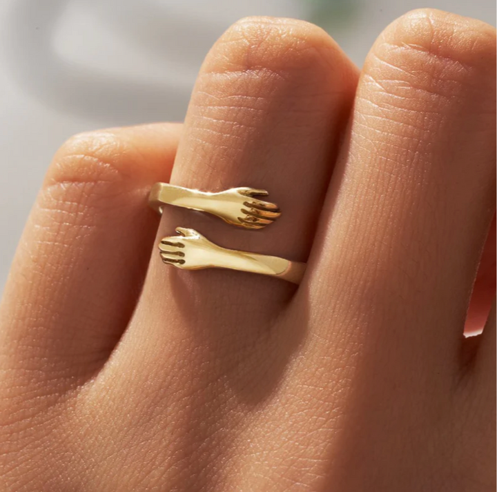 Bague câlin avec gravure