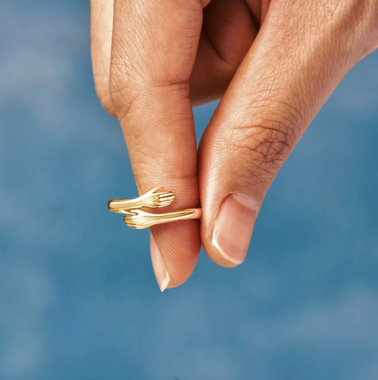 Bague câlin avec gravure