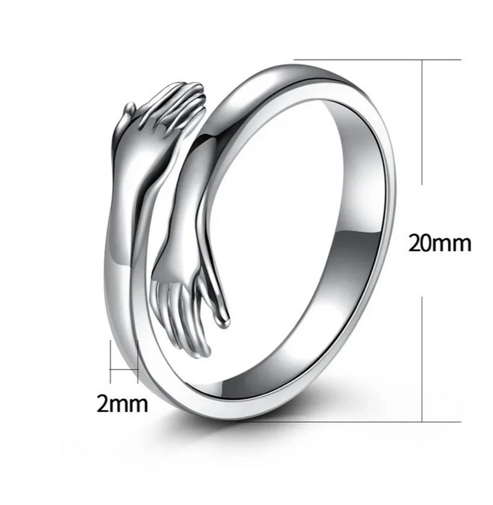 Bague câlin avec gravure
